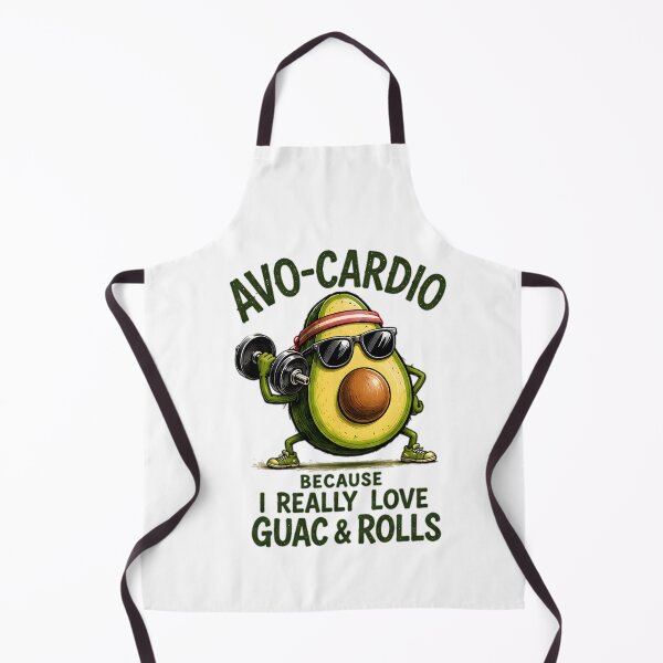 Item preview, Funny Avo-Cardio Avocado Fitness Workout Guac Love designed and sold by Pyt27.