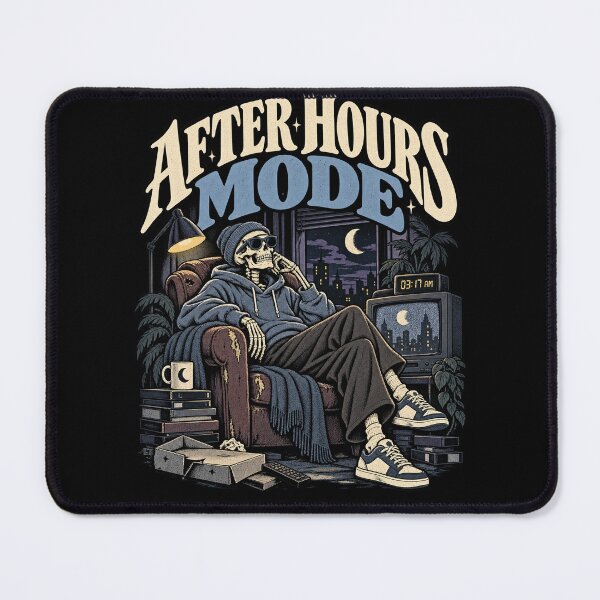 Item preview, After Hours Mode – Late Night Skeleton Streetwear designed and sold by PhilllandArt.
