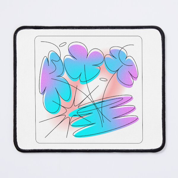 Item preview, Abstract Pastel Floral Line Art designed and sold by chatzous.