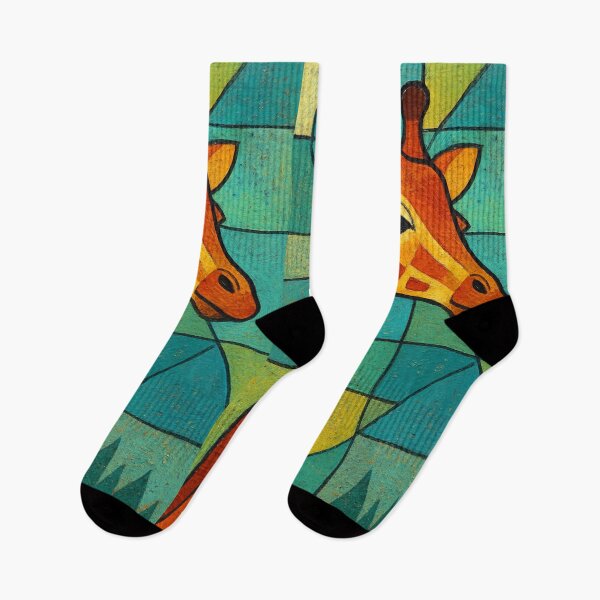 Artikelvorschau, Eine geometrische Illustration einer Giraffe. entworfen und verkauft von GalleryKauffeld.