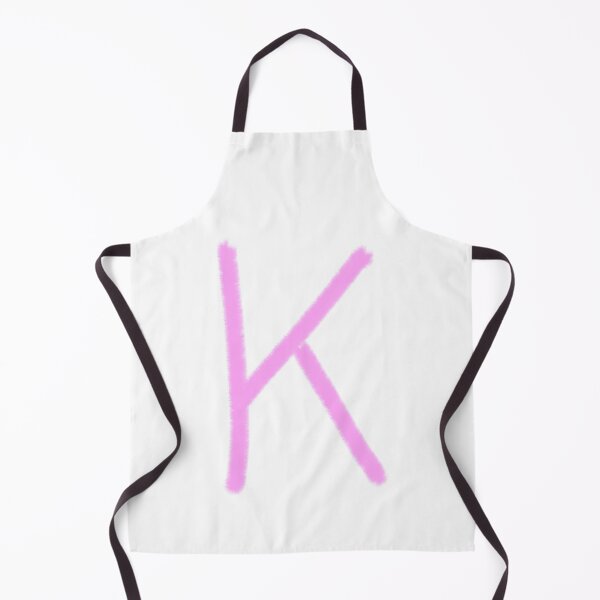 Item preview, Kawaii Letter K - Pink Fluffy Monogram Initial designed and sold by iampaulmorris.