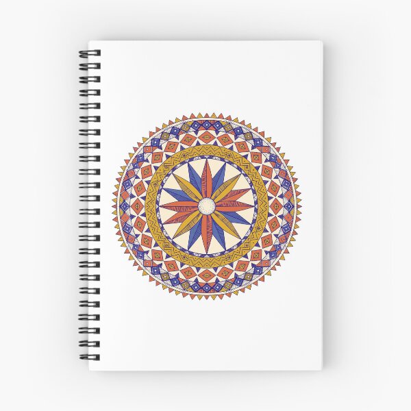Item preview, Amazigh Sun Mandala Tribal Geometric Art designed and sold by dalilashops.