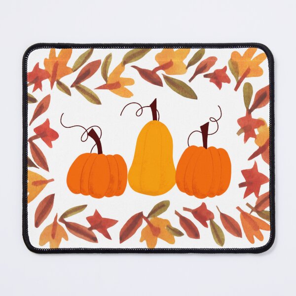 Item preview, Watercolor Autumn Pumpkin Wreath Fall Design designed and sold by Dimimodes.