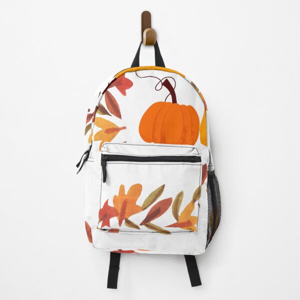 Item preview, Watercolor Autumn Pumpkin Wreath Fall Design designed and sold by Dimimodes.