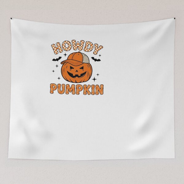 Item preview, Howdy Pumpkin Halloween Kids Boys Retro designed and sold by KroghDs.