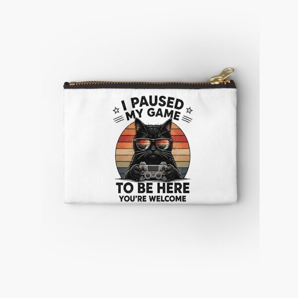 Item preview, Gamer Black Cat I Paused My Game To Be Here designed and sold by Pyt27.