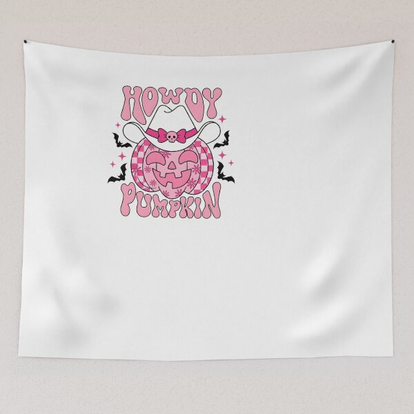 Item preview, Howdy Pumpkin Pink Cowgirl Western Halloween designed and sold by KroghDs.