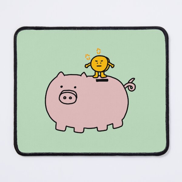 Item preview, Piggy-bank and Gold coin guy designed and sold by superbaechoo.