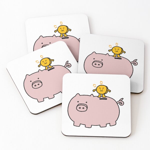 Item preview, Piggy-bank and Gold coin guy designed and sold by superbaechoo.