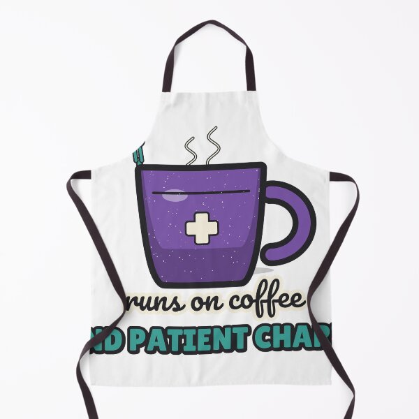 Item preview, Runs on Coffee and Patient Charts - Funny Nurse designed and sold by BooAndBloomCo.