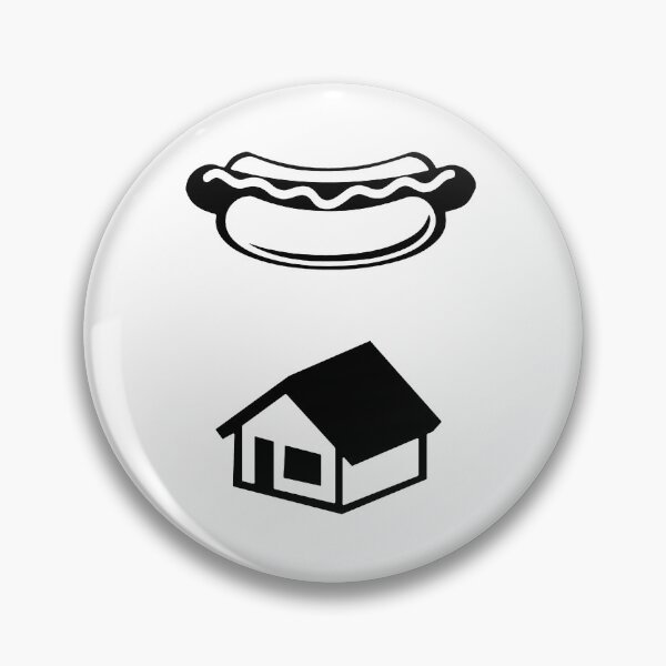 Item preview, Ghostbusters Hotdog House Logo designed and sold by GeeklyShirts.
