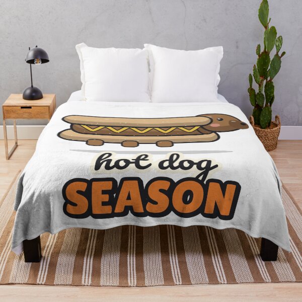 Item preview, Hot Dog Season - Dachshund in a Hot Dog Costume designed and sold by BooAndBloomCo.