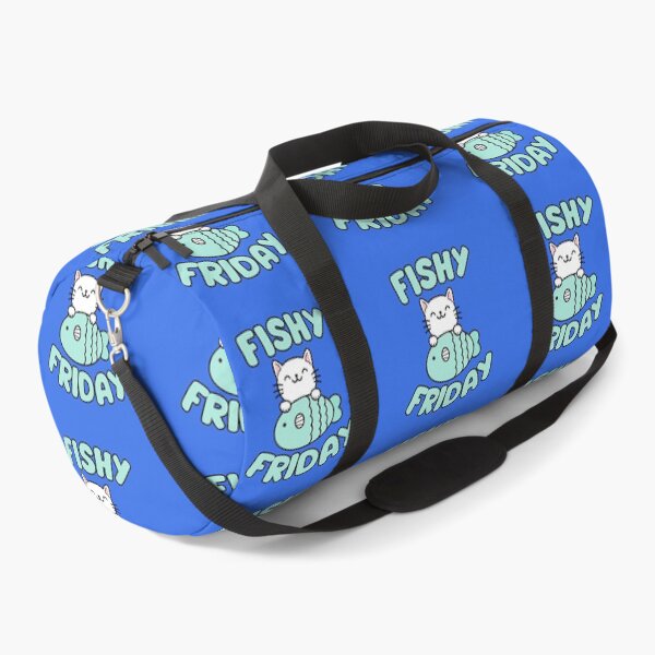 Item preview, Fishy Friday, cat with fish designed and sold by BigfeetLittlepaws.