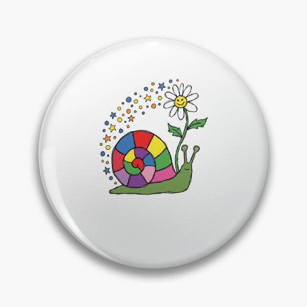 Item preview, Rainbow Snail Daisy Flower designed and sold by KroghDs.