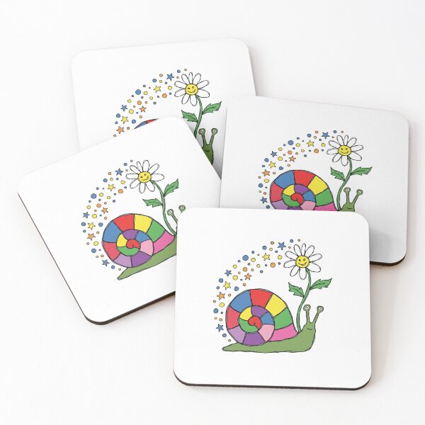 Item preview, Rainbow Snail Daisy Flower designed and sold by KroghDs.