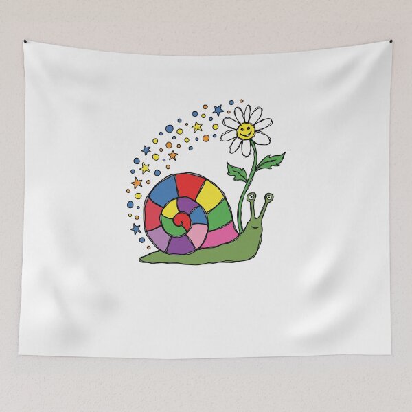 Item preview, Rainbow Snail Daisy Flower designed and sold by KroghDs.