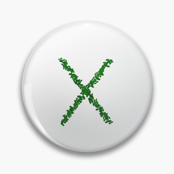 Item preview, Botanical Letter X - Green Leaf Monogram Initial designed and sold by iampaulmorris.