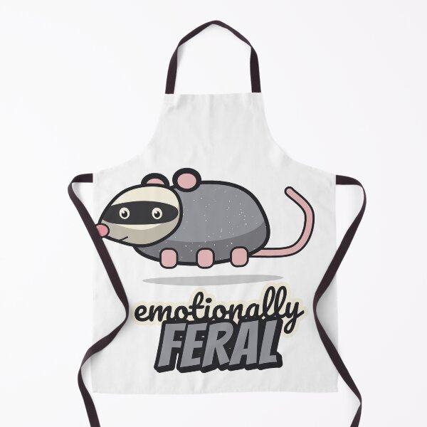 Item preview, Emotionally Feral - Funny Opossum designed and sold by BooAndBloomCo.