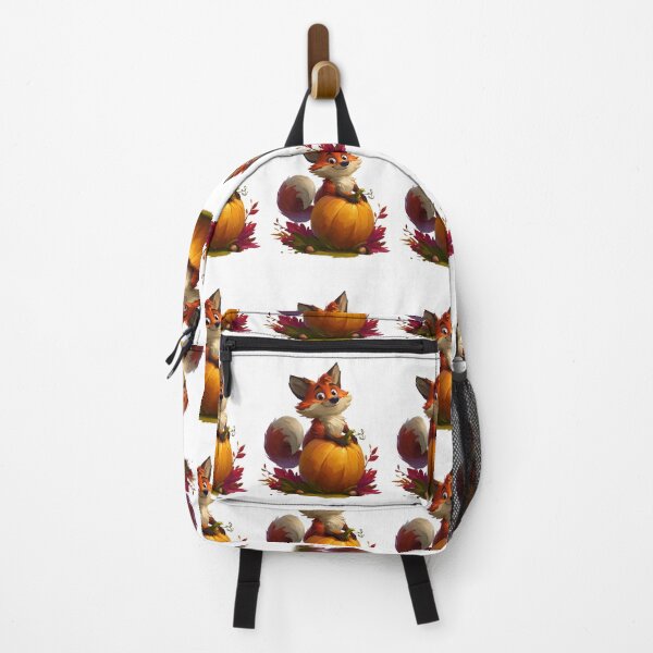 Item preview, Cute Autumn Fox with Pumpkin designed and sold by Helenaphotoart.