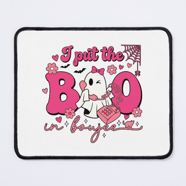 Item preview, I Put The Boo In Boujee Pink Halloween Ghost designed and sold by KroghDs.