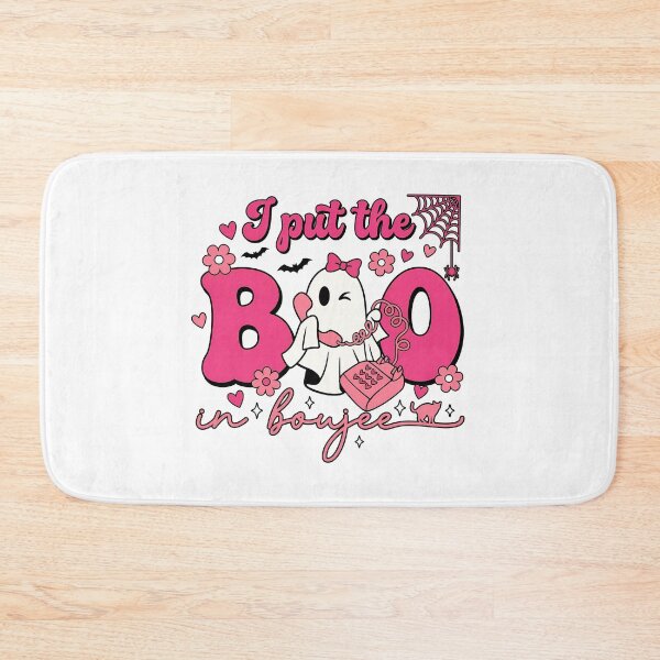 Item preview, I Put The Boo In Boujee Pink Halloween Ghost designed and sold by KroghDs.