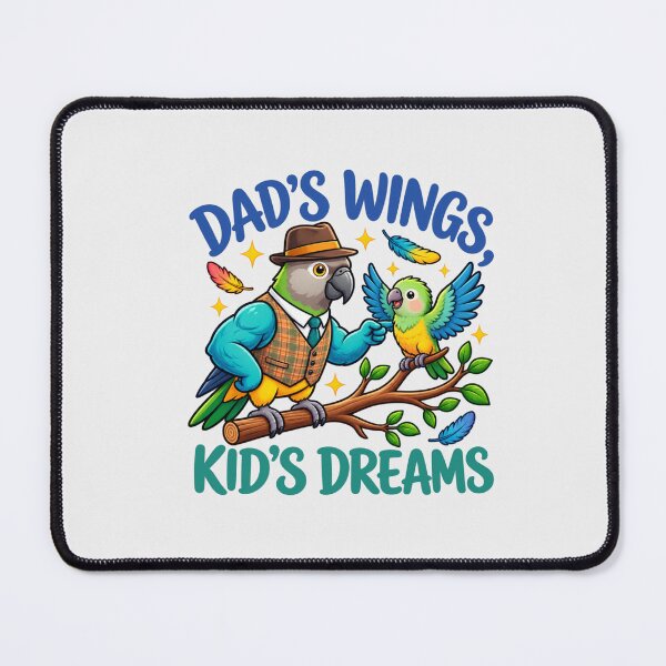 Item preview, Dad’s Wings Kid’s Dreams Parrot Dad designed and sold by PunchDrop.