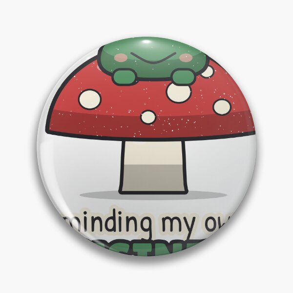 Item preview, Minding My Own Business - Frog on a Mushroom designed and sold by BooAndBloomCo.