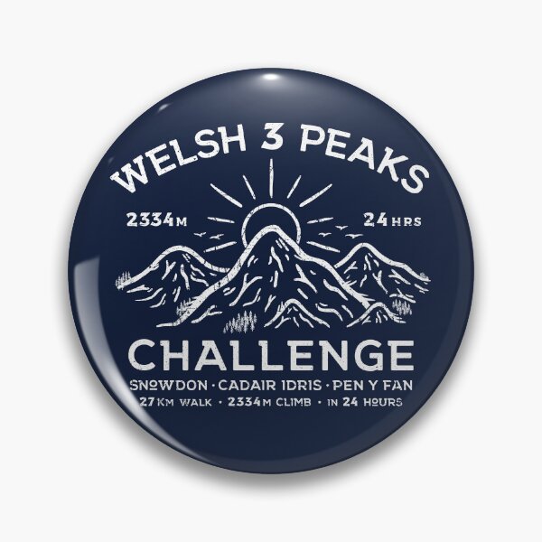 Item preview, Welsh Three Peaks Challenge designed and sold by TigerTom Design.