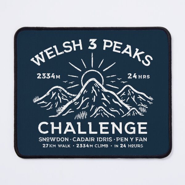 Item preview, Welsh Three Peaks Challenge designed and sold by TigerTom Design.