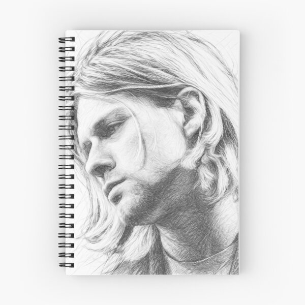 Item preview, Alternative Rock Legend Pencil Sketch Portrait Monochrome Music Art designed and sold by Leon Woods Pencil Art.