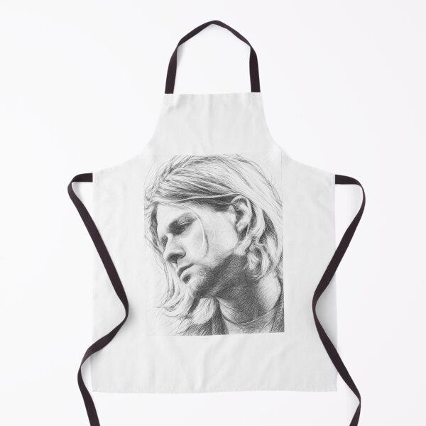 Item preview, Alternative Rock Legend Pencil Sketch Portrait Monochrome Music Art designed and sold by Leon Woods Pencil Art.