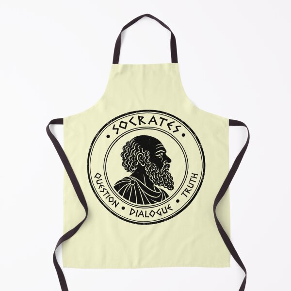 Item preview, Socrates Vintage Greek Philosophy Art — Question, Dialogue & Truth — Ancient Philosopher Emblem. designed and sold by SaraSumi.