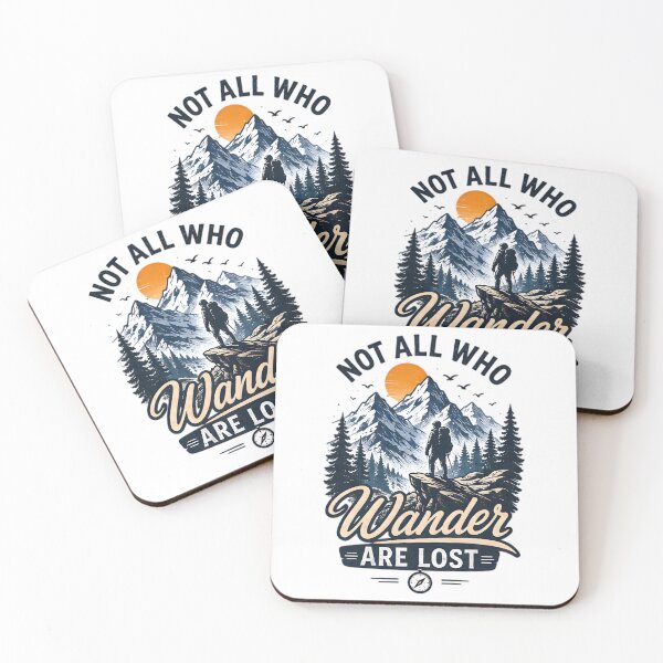 Item preview, Hiking Adventure Not All Who Wander Are Lost Mountain designed and sold by Pyt27.