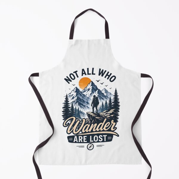 Item preview, Hiking Adventure Not All Who Wander Are Lost Mountain designed and sold by Pyt27.