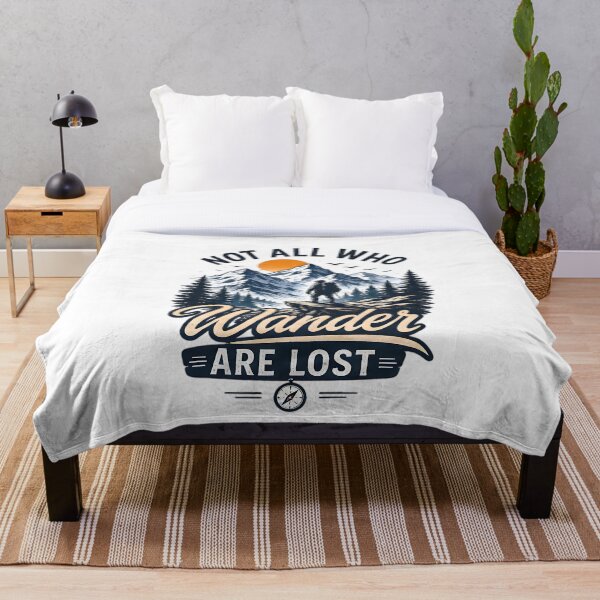 Item preview, Hiking Adventure Not All Who Wander Are Lost Mountain designed and sold by Pyt27.