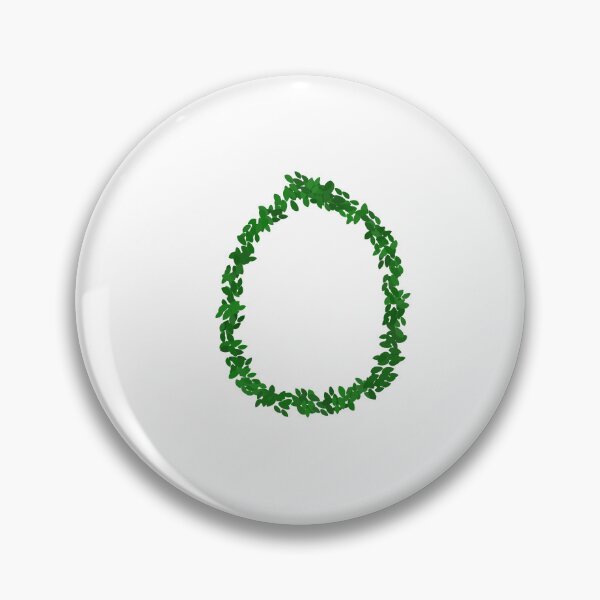 Item preview, Botanical Letter O - Green Leaf Monogram Initial designed and sold by iampaulmorris.