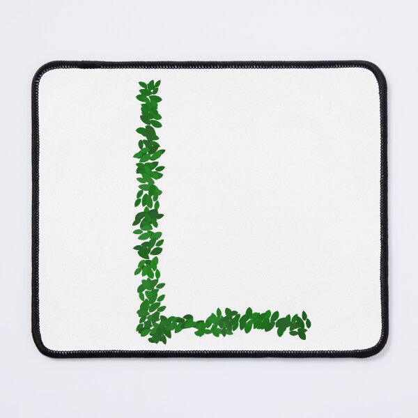 Item preview, Botanical Letter L - Green Leaf Monogram Initial designed and sold by iampaulmorris.