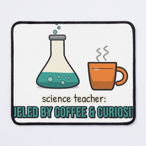 Item preview, Science Teacher: Fueled by Coffee and Curiosity designed and sold by BooAndBloomCo.
