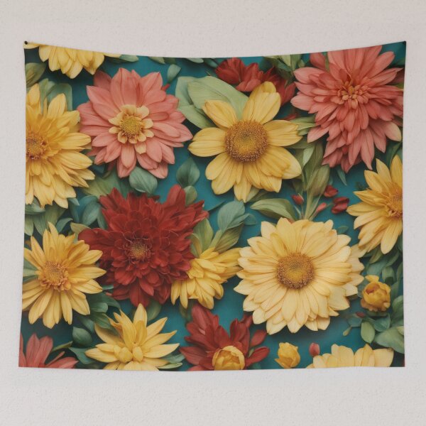 Item preview, Dahlia Flowers  designed and sold by shelteredinside.