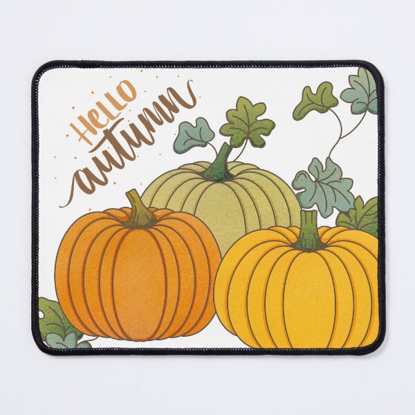 Item preview, Hello Autumn Pumpkins Fall Season Illustration designed and sold by Dimimodes.