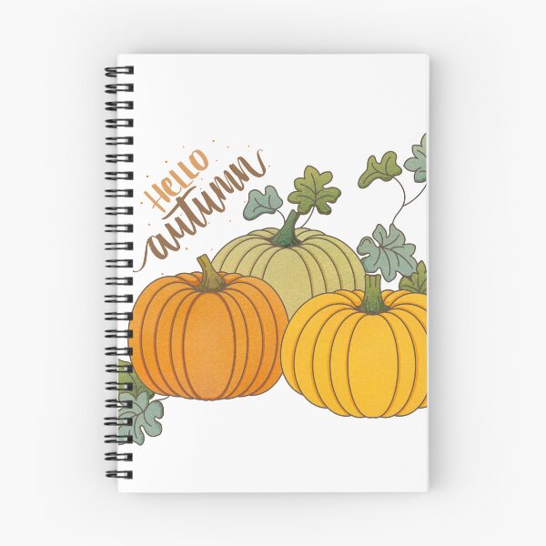 Item preview, Hello Autumn Pumpkins Fall Season Illustration designed and sold by Dimimodes.