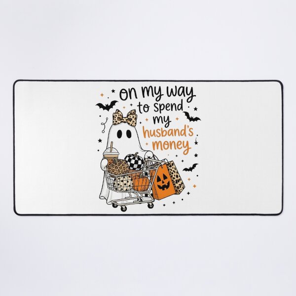 Item preview, Spend Husbands Money Halloween Shopping Ghost designed and sold by KroghDs.