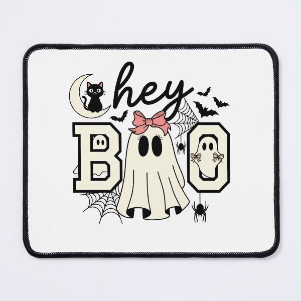 Item preview, Hey Boo Cute Pink Halloween Ghost designed and sold by KroghDs.