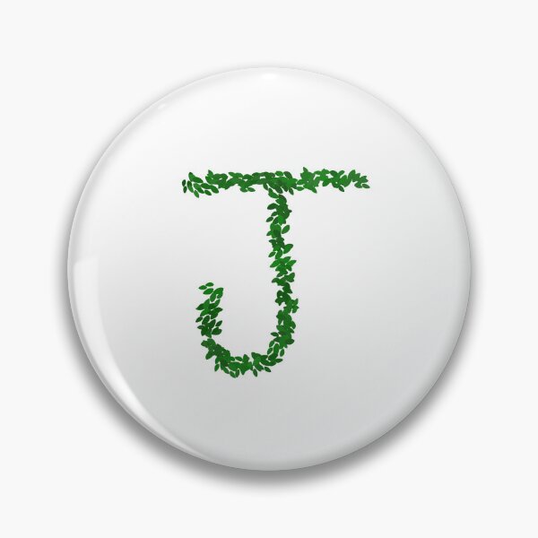 Item preview, Botanical Letter J - Green Leaf Monogram Initial designed and sold by iampaulmorris.