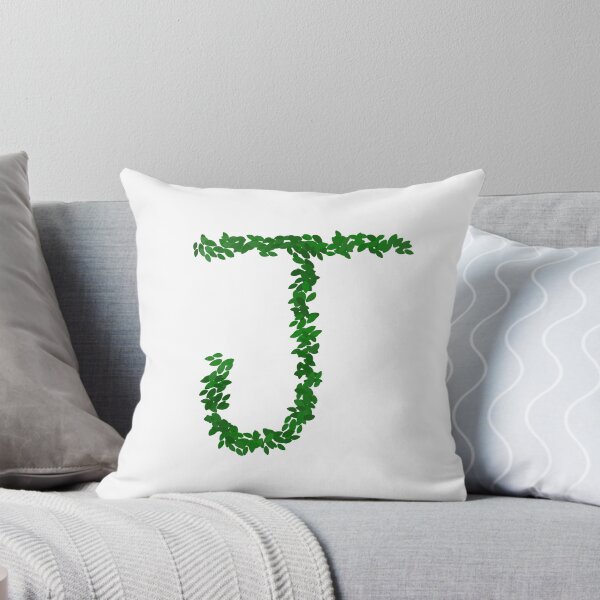 Item preview, Botanical Letter J - Green Leaf Monogram Initial designed and sold by iampaulmorris.