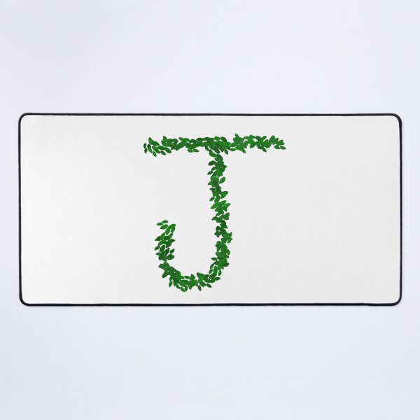 Item preview, Botanical Letter J - Green Leaf Monogram Initial designed and sold by iampaulmorris.