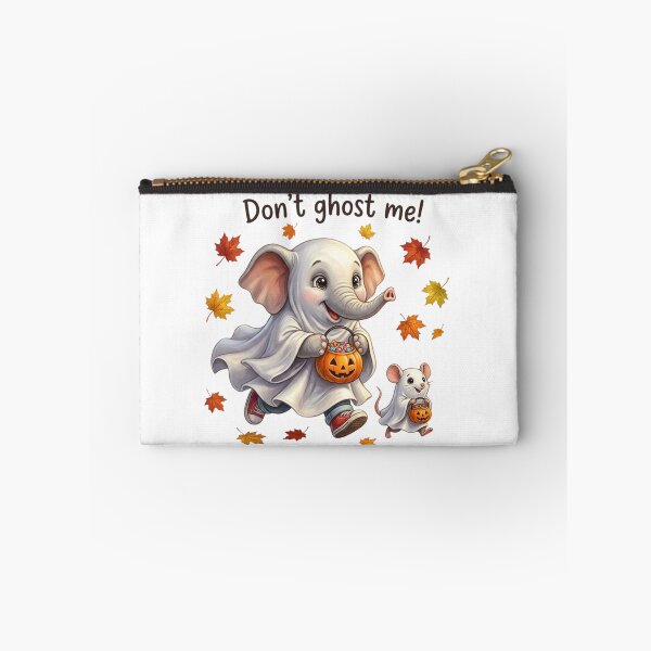 Item preview, Dont Ghost Me Cute Halloween Elephant and Mouse Ghost designed and sold by BonnieGlam13.