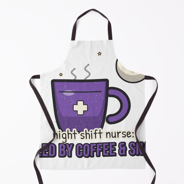 Item preview, Night Shift Nurse: Fueled by Coffee and Snacks designed and sold by BooAndBloomCo.