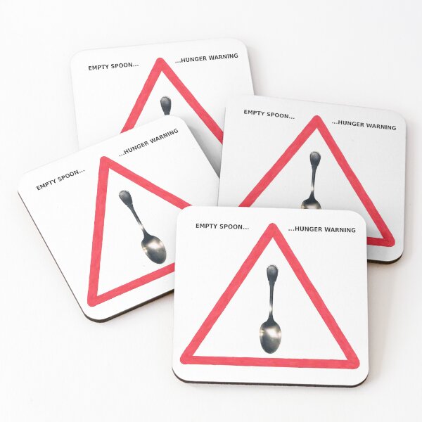 Item preview, Empty Spoon Hunger Warning designed and sold by ales-panz.