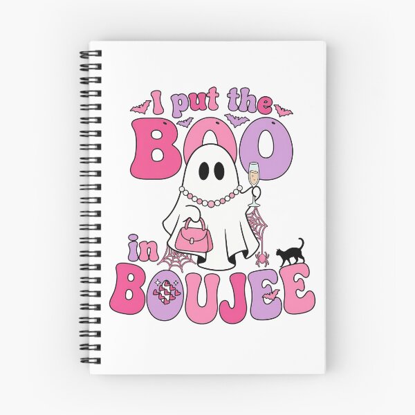 Item preview, I Put The Boo In Boujee Pink Halloween Ghost designed and sold by KroghDs.